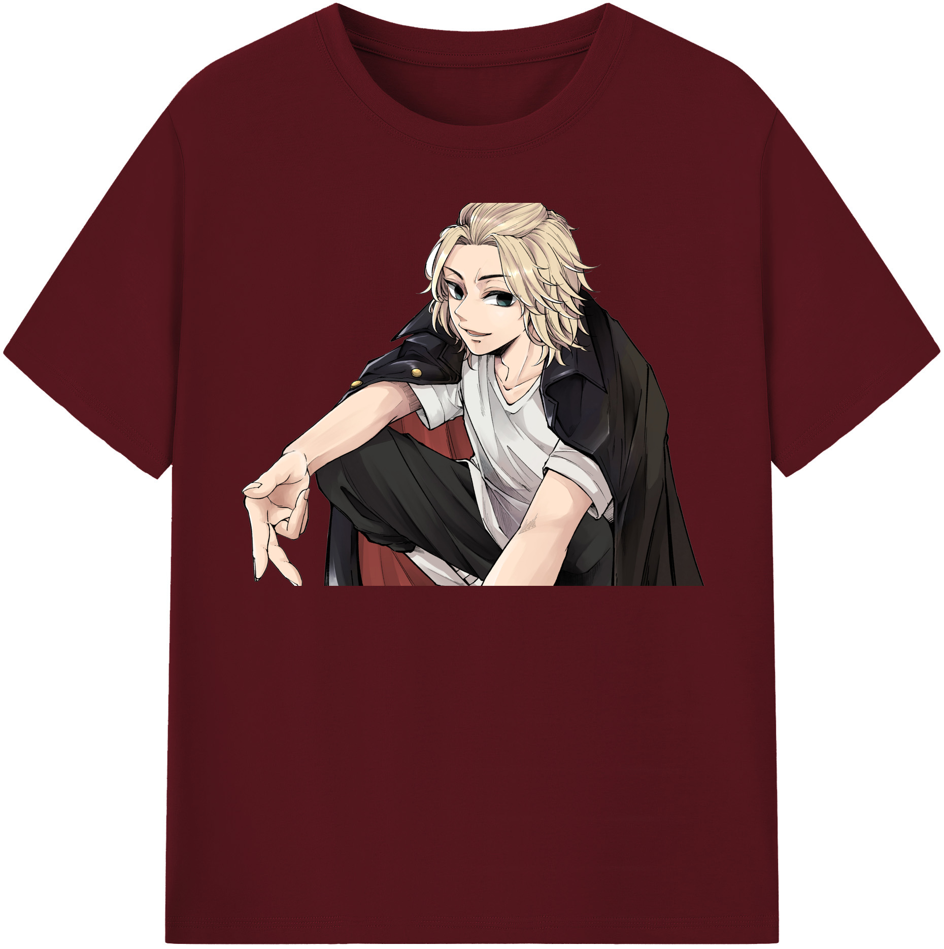 （画像用） 東京リベンジャーズ Tokyo Revengers 綿100％半袖Tシャツ（フロントプリント）